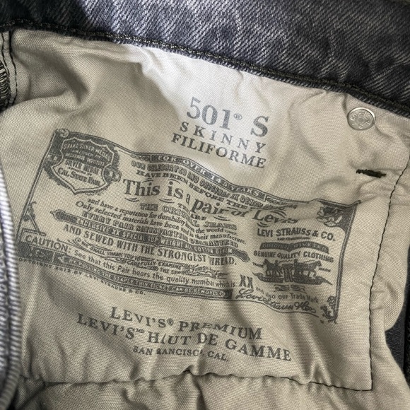 Levi’s jeans 501 S big E ( Brand new with hang tags ) 30 x 28 - Picture 10 of 16